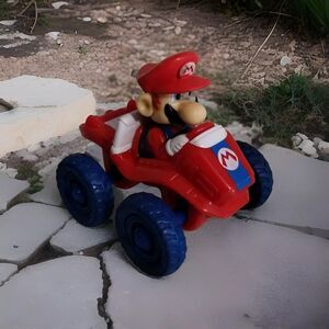 2004 Nintendo Super Mario Bros Mario Kart ATV 4-Wheeler Toy Wendys